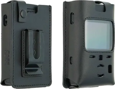 Produktbild von Schutz- Tragetasche für Motorola ADVISOR TPG2200 TETRA-PAGER aus Kunstleder mit Sichtfenster und Gürtelclip