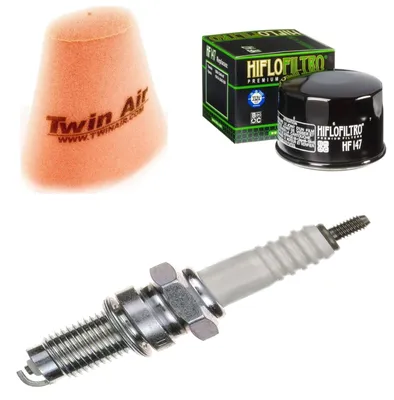 Image de Kit d'entretien pour Yamaha YFM 660 R 2001-2005 : filtre à air, filtre à huile, bougie d'allumage de pamoto - Neuf