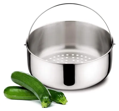 Produktbild von Dampfkorb aus Edelstahl Größe 2 für Schnellkochtöpfe 5 l, Ø18 cm