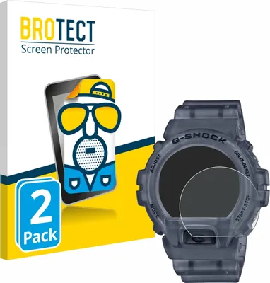 Produktbild von 2x BROTECT Schutzfolie für Casio G-Shock DW-6900 Displayschutz Displayschutzfolie Folie Matt Entspiegelungsfolie
