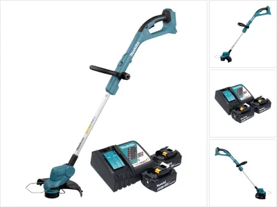 Produktbild von Makita DUR 193 RT Akku Rasentrimmer 18 V 260 mm + 2x Akku 5,0 Ah + Ladegerät