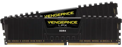 Produktbild von Corsair Vengeance LPX 8GB DDR4-2400, 8 GB, 2 x 4 GB, DDR4, 2400 MHz, 288-pin DIMM, Schwarz