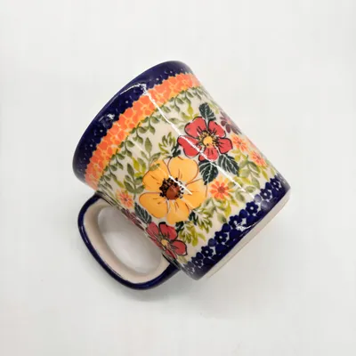 Produktbild von Handgefertigte Bunzlauer Keramik Tasse Becher 400 ml UNIKAT