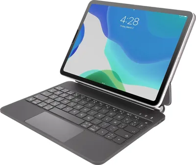 Produktbild von Tasche für iPad Pro 10.9/11 Rii HL128 Spanische Tastatur mit Hintergrundbeleuchtung und QWERTY Trackpad