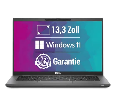 Produktbild von Dell Latitude 7320 13,3 Zoll Laptop - Intel Core i5-1145G7 bis zu 4x 4,4GHz - 8GB RAM 256GB SSD - Webcam - Windows 11 Pro - Norton 360 1 Jahr gratis