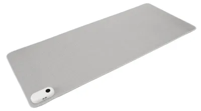 Beheiztes Mauspad, 80 x 33 cm, 3 Temperaturmodi, Auto-Abschaltung, 150 W, Grau