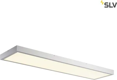 Produktbild von SLV 1001509 PANEL 1200x300mm LED Indoor Deckenaufbauleuchte,4000K silbergrau