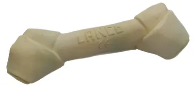 Productafbeelding van Lanco 8424678502123: Kleine botvormige kauwspeeltjes van leer; 100% natuurlijk rubber