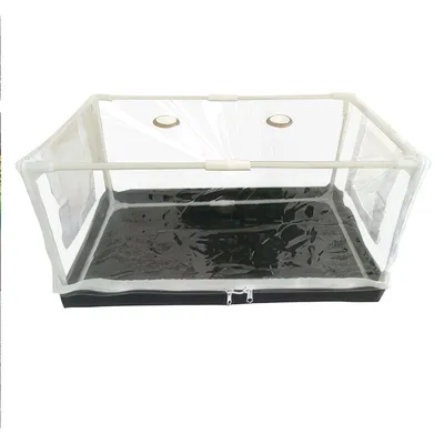 Produktbild von Tragbares Pflanzen Gewächshaus mit PVC Abdeckung | Mini Balkon Frühbeet, Pflanzenschutz, Kalthaus für Garten & Terrasse