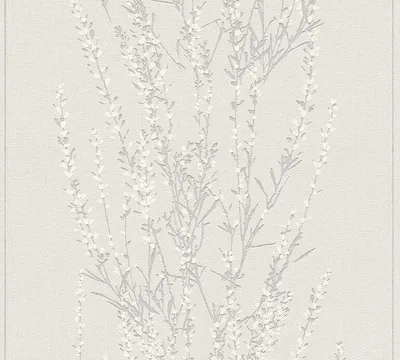 Produktbild von A.S. Création Blumentapete Blooming florale Tapete Vliestapete grau beige silber 10,05 m x 0,53 m
