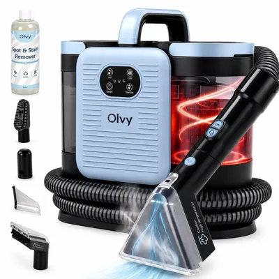 Productafbeelding van Olvy Waschsauger PRO: Stoomreiniger voor meubels, tapijtreiniger inclusief accessoires, natzuiger voor banken, matrassen, auto's en tapijten