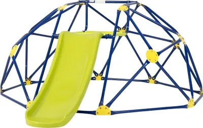 Image de Dôme d'escalade et toboggan en forme de dôme 241,5 x 183 x 91,5 cm Gleb