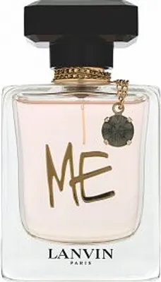 A studio shot of a Lanvin Me eau de Parfum bottle.