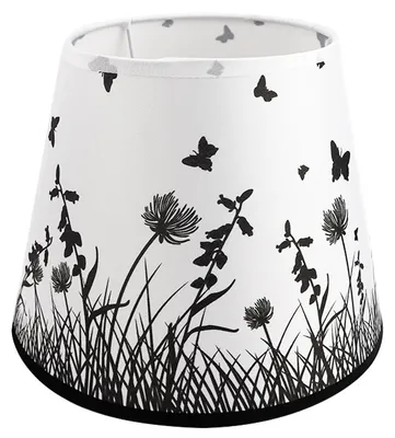 Produktbild von Omgoods – Lampenschirm mit Blumenmuster für Tischlampen