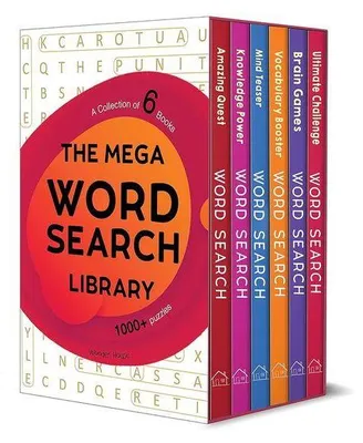 Produktbild von Die Mega-Wortsuche-Bibliothek: Geschenkset für Kinder (eine Sammlung von 6 Büchern)
