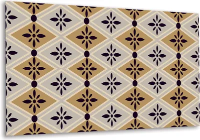 Produktbild von Selbstklebende Vinyl-Fliesen – Vinylboden - Wandaufkleber Bodenbeläge, Blumenmuster - 100 cm x 50 cm