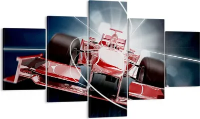 Produktbild von Bild auf Leinwand - Leinwandbild - Formel Geschwindigkeit Motor - 125x70cm - Wand Bild - Wanddeko - Leinwanddruck - Bilder - Kunstdruck - Wanddekoration - Leinwand bilder - Wandkunst - EA125x70-2677