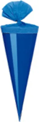 Produktbild von 25 Deko Schultüten / Länge: 12cm / Farbe: dunkelblau