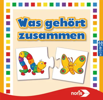 Produktbild von Noris Spiele Was gehört zusammen?; 608985662