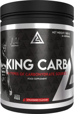 Zdjęcie produktu dla Lazar Angelov Nutrition | LA King Carb | 4 Type Carb Matrix Strawberry