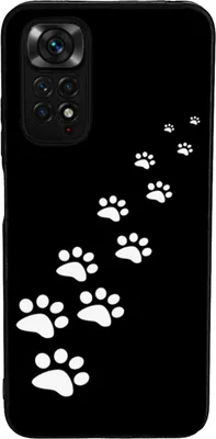 Produktbild von TPU Silikon Hülle für Xiaomi Redmi Note 11 / 11S Handy Cover Case Schutzhülle Handyhülle Bumper MOTIV T10 Katzenpfoten