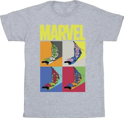 Produktbild von Marvel - T-Shirt für Herren BI38256 (5XL) (Grau)