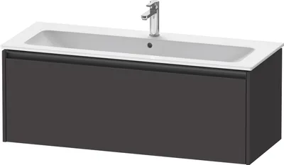 Produktbild von Duravit Ketho.2 Wastafelonderkast 121x48x44 cm Supermat Grafiet