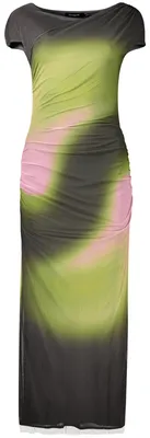 Image de Robe longue verte pour femme DESIGUAL