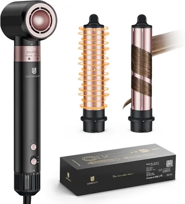 Image de Airstyler 3 en 1 - Brosse soufflante - Sèche-cheveux - Boucleur - Coiffeuse - 110 000 tours/minute