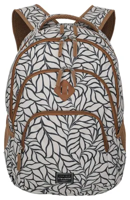 Immagine prodotto di travelite zaino per il tempo libero zaino con scomparto per laptop Basic Backpack Print 22L Cream White avorio