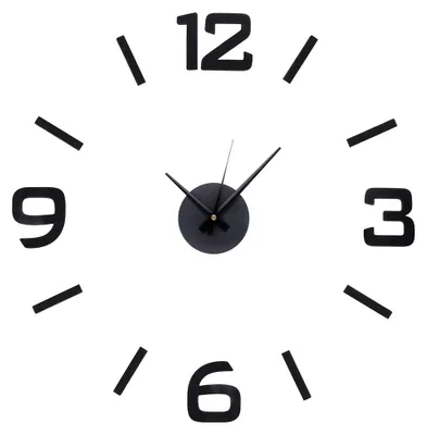 Produktbild von MPM-Quality Wanduhr Vetera 500 mm Kunststoff Schwarz