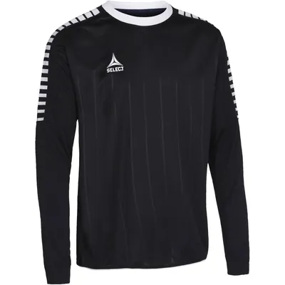Produktbild von SELECT Argentina Trikot Langarm, Gr.XXXL, schwarz weiss