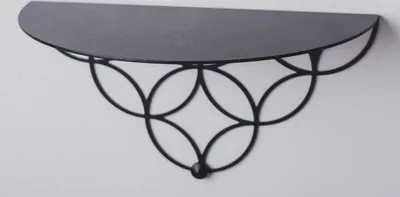 Produktbild von Wandkonsole aus Metall schwarz