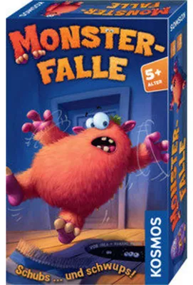 Produktbild von Kosmos Monsterfalle: Schubs ... und schwups!, Brettspiel, Familie, 5 Jahr(e)