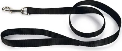 Produktbild von Beeztees - Hundeleine - Nylon - schwarz - 100 cm x 20 mm