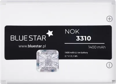 Produktbild von Bluestar Akku Ersatz kompatibel mit Nokia 5510 / 6800 / 6810 / 6850 - 1400 mAh Austausch Batterie Accu Nokia BLC-2
