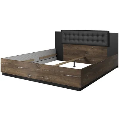 Obrázek produktu pro Postel 140x200 SAGMA SG30 dub flagstaf ocel / černá