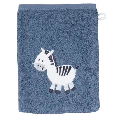 Obrázok produktu pre Umývacia rukavica Wörner – výšivka Zebra