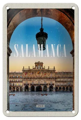 Produktbild von Blechschild Reise 12x18cm Salamanca Spain Architektur Geschenk Schild