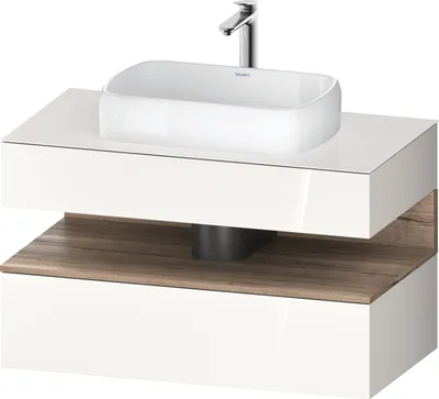 Produktbild von DURAVIT QA4731055220010 QTG KWTU WH Ek. 1000x550x600 Wß Hgl.