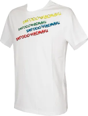 Immagine prodotto di T-shirt maglietta uomo girocollo manica corta cotone EMPORIO ARMANI articolo 211818 0P473, S, Cotone 100%