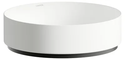 Image de LAUFEN UNISONO Cuvette de lavabo, ronde, sans trou pour robinet, sans trop-plein, 400x400x116mm, H512UO47571121