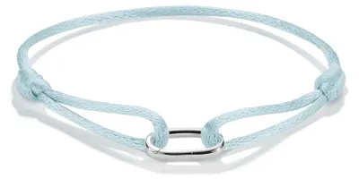 Produktbild von Thomas Sabo - C1210-001-17-l24v - Armband - Damen - 925 Silber und Polyester - 14-24cm - Charm Club Connect