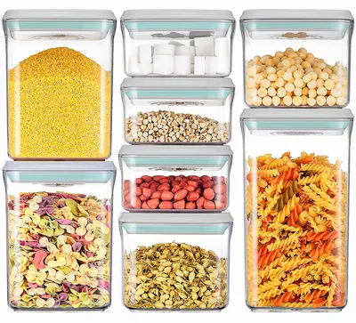 Produktbild von Frischhaltedosen Luftdict Vorratsdose 8-teilige-Set 8,14L mit Deckel-POP-UP
