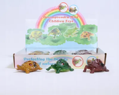 Produktbild von Anti-Stress Schildkröte Quetschball - Squeeze Toy mit bunten Kugeln - Entspannung für Kinder