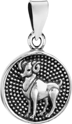 Produktbild von 14,7mm Kettenanhänger Widder 925 Silber Horoskop Sternzeichen Zodiak Anhänger