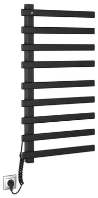 Zdjęcie produktu dla Suszarka do ręczników Sapho ELCOR, elektryczna, 480 x 920 x 50 mm, 128 W, czarna matowa