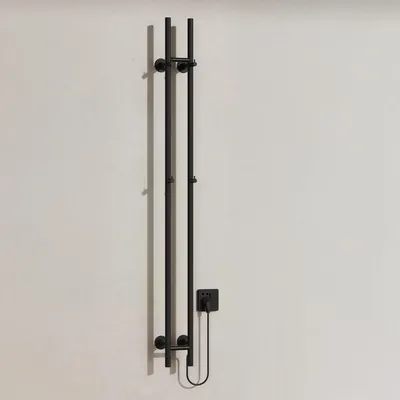 Produktbild von BELVIT elektrischer Handtuchtrockner 150 cm doppelt 120W mit Timer & 2 Heizstufen – Wandmontage, 4 Haken, Handtuchwärmer elektrisch für Bad