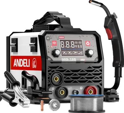 Immagine prodotto di Saldatrice MIG, tecnologia IGBT, design portatile, MIG-135MINI