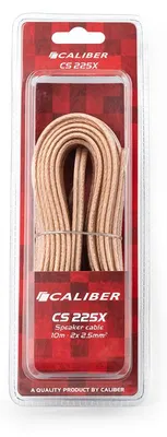 Produktbild von Caliber Lautsprecherkabel - 2X2,5mm 10m transparent (CS225X)